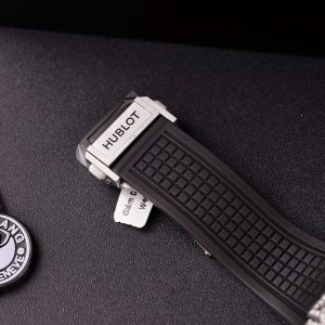 Đồng Hồ Hublot Square Bang Unico Titanium Chế Tác Full Kim Cương Moissanite Xưởng BBF 42mm (2)