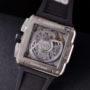 Đồng Hồ Hublot Square Bang Unico Titanium Chế Tác Full Kim Cương Moissanite Xưởng BBF 42mm (2)