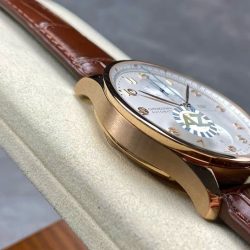 Đồng Hồ IWC Schaffhausen IW371611 Replica 11 Mặt Trắng Dây Da Nhà Máy AZ 41mm (2)