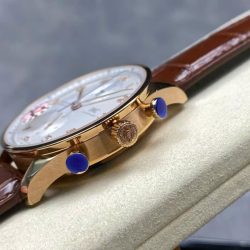 Đồng Hồ IWC Schaffhausen IW371611 Replica 11 Mặt Trắng Dây Da Nhà Máy AZ 41mm (2)