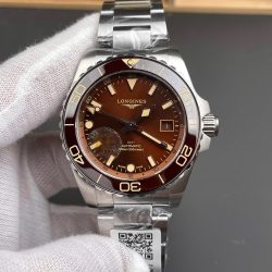 Đồng Hồ Longines HydroConquest Replica 11 Dây Kim Loại Mặt Số Nâu Xưởng AF 41mm (2)