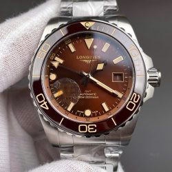 Đồng Hồ Longines HydroConquest Replica 11 Dây Kim Loại Mặt Số Nâu Xưởng AF 41mm (2)