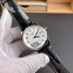 Đồng Hồ Longines Master Replica 11 Máy Cơ Thuỵ Sỹ Nam Dây Da Đen Xưởng AF 40mm (8)