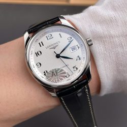Đồng Hồ Longines Master Replica 11 Máy Cơ Thuỵ Sỹ Nam Dây Da Đen Xưởng AF 40mm (8)