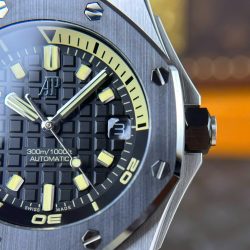 Đồng Hồ Nam Audemars Piguet Replica 11 Royal Oak Offshore 15720ST Màu Đen Xưởng APS 42mm (2)