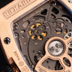 Đồng Hồ Nữ Richard Mille RM07-01 Chế Tác Mạ Vàng Hồng Máy Cơ Tự Động Xưởng ZF 36mm (2)