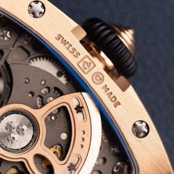 Đồng Hồ Nữ Richard Mille RM07-01 Chế Tác Mạ Vàng Hồng Máy Cơ Tự Động Xưởng ZF 36mm (2)