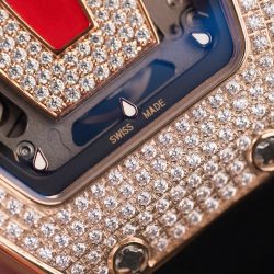 Đồng Hồ Nữ Richard Mille RM07-01 Chế Tác Mạ Vàng Hồng Máy Cơ Tự Động Xưởng ZF 36mm (2)