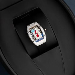 Đồng Hồ Nữ Richard Mille RM07-01 Replica 11 Đính Đá Dây Cao Su Xưởng ZF 36mm (2)