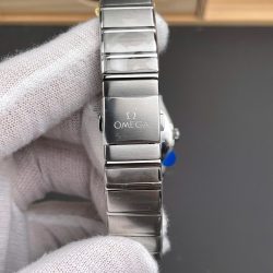 Đồng Hồ Omega Constellation Replica 11 Mặt Số Xà Cừ Đính Đá Máy Cơ Automatic 28mm (1)