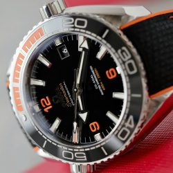 Đồng Hồ Omega Planet Ocean 600M Replica 11 Dây Cao Su Nhà Máy VS 43 (2)
