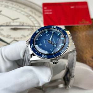 Đồng Hồ Omega Replica Cao Cấp Seamaster 300 Heritage Mặt Xanh Xưởng VS 41mm (2)