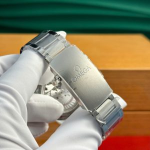 Đồng Hồ Omega Seamaster 300 Heritage Replica 1 1 Mặt Đen Dây Kim Loại Xưởng VS 41mm (2)