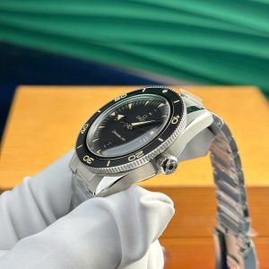Đồng Hồ Omega Seamaster 300 Heritage Replica 1 1 Mặt Đen Dây Kim Loại Xưởng VS 41mm (2)