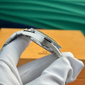 Đồng Hồ Omega Seamaster 300 Heritage Replica 1 1 Mặt Đen Dây Kim Loại Xưởng VS 41mm (2)