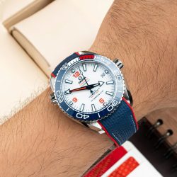 Đồng Hồ Omega Seamaster Planet Ocean 600M Replica 11 Mặt Trắng Dây Cao Su Xưởng VS 43,5mm (2)