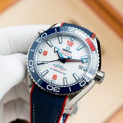Đồng Hồ Omega Seamaster Planet Ocean 600M Replica 11 Mặt Trắng Dây Cao Su Xưởng VS 43,5mm (2)