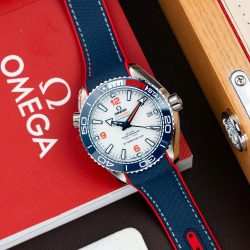 Đồng Hồ Omega Seamaster Planet Ocean 600M Replica 11 Mặt Trắng Dây Cao Su Xưởng VS 43,5mm (2)