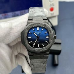 Đồng Hồ Patek Philippe Chế Tác Natilus 5711 DIW Carbon Màu Đen Mặt Xanh Siêu Nhẹ 40mm (1)