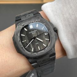 Đồng Hồ Patek Philippe Chế Tác Natilus 5711 DIW Carbon Màu Đen Siêu Nhẹ 40mm (9)