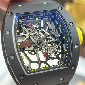 Đồng Hồ Richard Mille RM035 Americas Toro Chế Tác Vỏ Gốm Đen Dây Cao Su Xưởng ZF 40x48mm (1)
