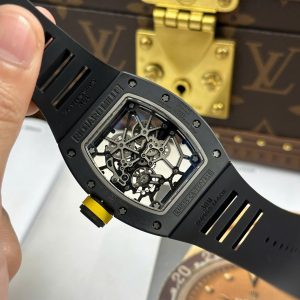 Đồng Hồ Richard Mille RM035 Americas Toro Chế Tác Vỏ Gốm Đen Dây Cao Su Xưởng ZF 40x48mm (1)