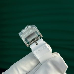 Đồng Hồ Richard Mille RM055 Chế Tác Vỏ Carbon NTPT Dây Cao Su Trắng Nhà Máy ZF 49.9×42 (2)