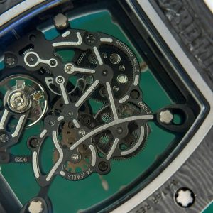 Đồng Hồ Richard Mille RM055 Vỏ Carbon NTPT Chế Tác Màu Trắng Nhà Máy ZF 49.9×42 (2)