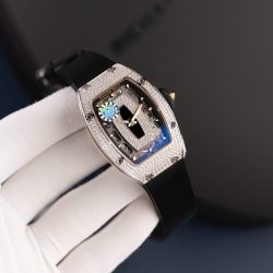 Đồng Hồ Richard Mille RM07-01 Rep Cao Cấp Nữ Màu Đen Đính Đá Nhà Máy ZF 36mm (2)