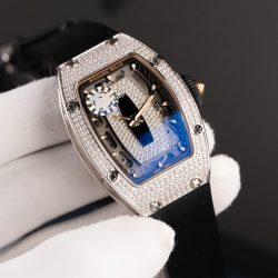 Đồng Hồ Richard Mille RM07-01 Rep Cao Cấp Nữ Màu Đen Đính Đá Nhà Máy ZF 36mm (2)