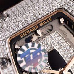 Đồng Hồ Richard Mille RM07-01 Rep Cao Cấp Nữ Màu Đen Đính Đá Nhà Máy ZF 36mm (2)