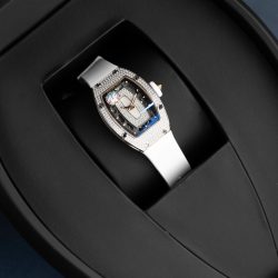 Đồng Hồ Richard Mille RM07-01 Rep Cao Cấp Nữ Màu Trắng Đính Đá Xưởng ZF 36mm (2)
