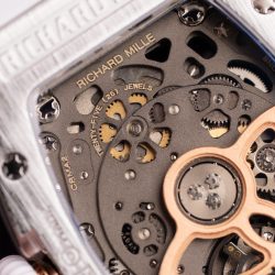 Đồng Hồ Richard Mille RM07-01 Rep Cao Cấp Nữ Màu Trắng Đính Đá Xưởng ZF 36mm (2)