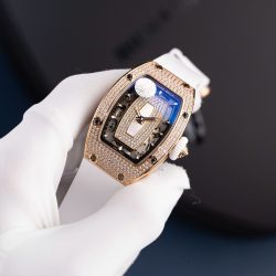 Đồng Hồ Richard Mille RM07-01 Replica 11 Nữ Màu Trắng Máy Cơ Tự Động Xưởng ZF 36mm (2)