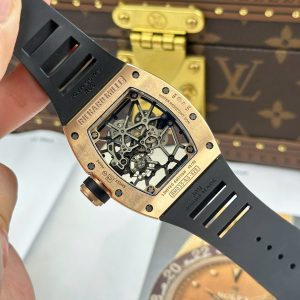 Đồng Hồ Richard Mille Rep Cao Cấp RM035 Americas Toro Mạ Vàng Hồng Dây Cao Su Xưởng ZF 40x48mm (2)