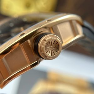 Đồng Hồ Richard Mille Rep Cao Cấp RM035 Americas Toro Mạ Vàng Hồng Dây Cao Su Xưởng ZF 40x48mm (2)