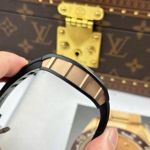 Đồng Hồ Richard Mille Replica 11 RM035 Americas Toro Vỏ Gốm Đen Dây Cao Su Xưởng ZF 40x48mm (2)