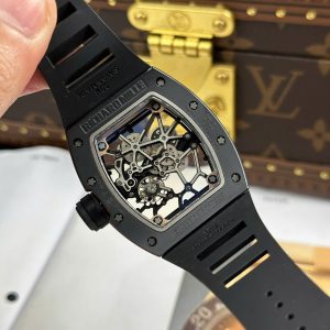 Đồng Hồ Richard Mille Replica 11 RM035 Americas Toro Vỏ Gốm Đen Dây Cao Su Xưởng ZF 40x48mm (2)