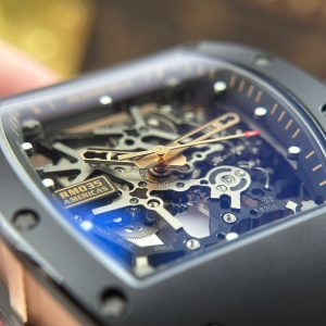 Đồng Hồ Richard Mille Replica 11 RM035 Americas Toro Vỏ Gốm Đen Dây Cao Su Xưởng ZF 40x48mm (2)