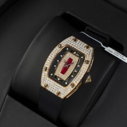 Đồng Hồ Richard Miller RM007 Chế Tác Bọc Vàng Thật + Đính Kim Cương Moissanite 36mm (2)