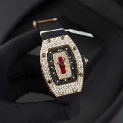 Đồng Hồ Richard Miller RM007 Chế Tác Bọc Vàng Thật + Đính Kim Cương Moissanite 36mm (2)