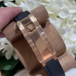 Đồng Hồ Rolex Chế Tác Daytona 116588TBR Giraffeb Chestnut Bọc Vàng Hồng 18K Đính Moissanite 40mm (1)