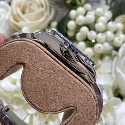 Đồng Hồ Rolex Chế Tác Daytona 126599TSA Bọc Vàng Trắng 18K Đá Sapphire Xanh Nhân Tạo 40mm (1)