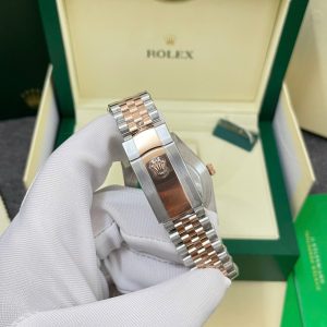 Đồng Hồ Rolex DateJust 126331 Mặt Xà Cừ Đính Đá Replica 11 Nhà Máy Clean 41mm (4)