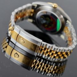 Đồng Hồ Rolex DateJust Replica Cao Cấp Mặt Khảm Xà Cừ Dây Đeo Jubilee Nhà Máy GM 41mm (1)