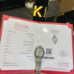 Đồng Hồ Rolex Day-Date Chế Tác Kim Cương Moissanite Trọng Lượng 200 Gram 40mm (2)