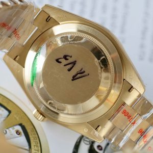 Đồng Hồ Rolex Day-Date Replica 11 Mặt Đen Cọc Số Dạ Quang Xưởng GM 40mm (2)