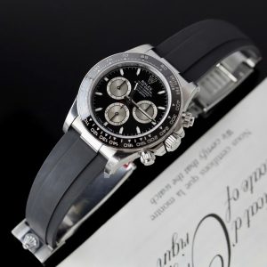 Đồng Hồ Rolex Daytona 126519 Replica 11 Mặt Đen Cọc Số Dạ Quang Nhà Máy VS 40mm (2)