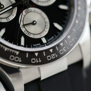 Đồng Hồ Rolex Daytona 126519 Replica 11 Mặt Đen Cọc Số Dạ Quang Nhà Máy VS 40mm (2)