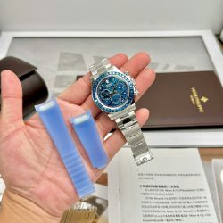Đồng Hồ Rolex Daytona Arolla Challenge Blue Replica 11 Đính Đá Màu Xanh Blue 40mm (2)